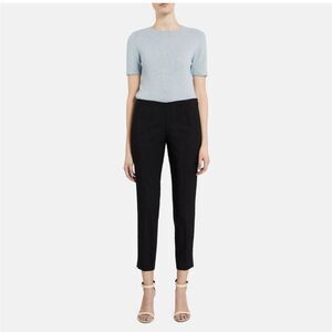 Theory Belisa Wool Straight Leg Pants